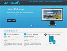 Tablet Screenshot of lomasoft.com.ar